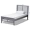 Baxton Studio Sedona Modern Grey-Finished Wood Twin Platform Bed 143-7874 - alternate 7